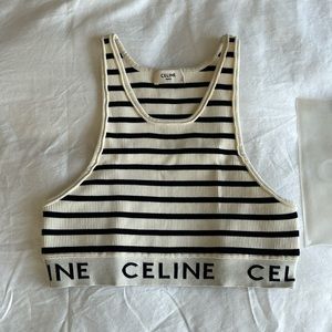 Celine Stripes Crop Top